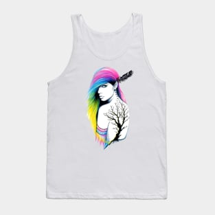 Woman American Indian 1 Tank Top